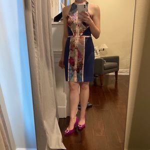 Nicole Miller front zip dress